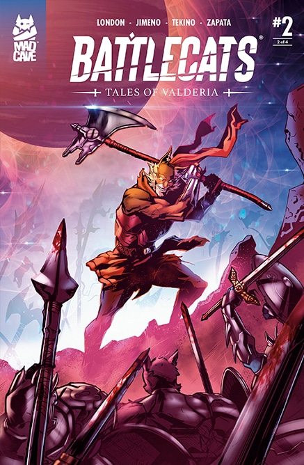 Battlecats Tales of Valderia #2 Cover - Mad Cave