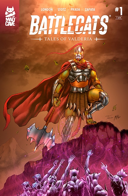 Battlecats Tales of Valderia #1 Cover - Mad Cave