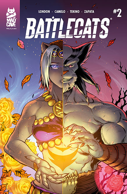 Battlecats Vol 2 #2 Cover - Mad Cave