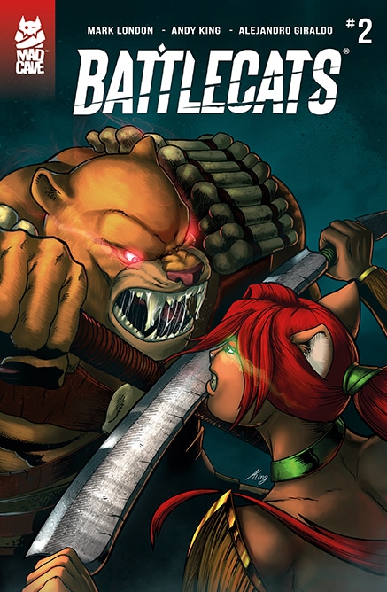 Battlecats #2 Cover - Mad Cave