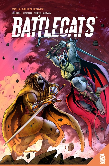 Battlecats Vol.2 Cover - Mad Cave