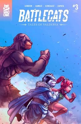 Battlecats Tales of Valderia #3 Cover - Mad Cave