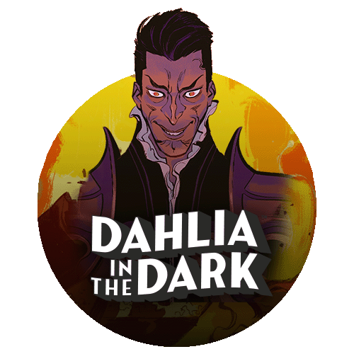 Dahlia in the dark - Home icon
