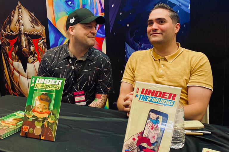 Chas! Pangburn and Eliot Rahal at Mad Cave’s Under The Influence signing